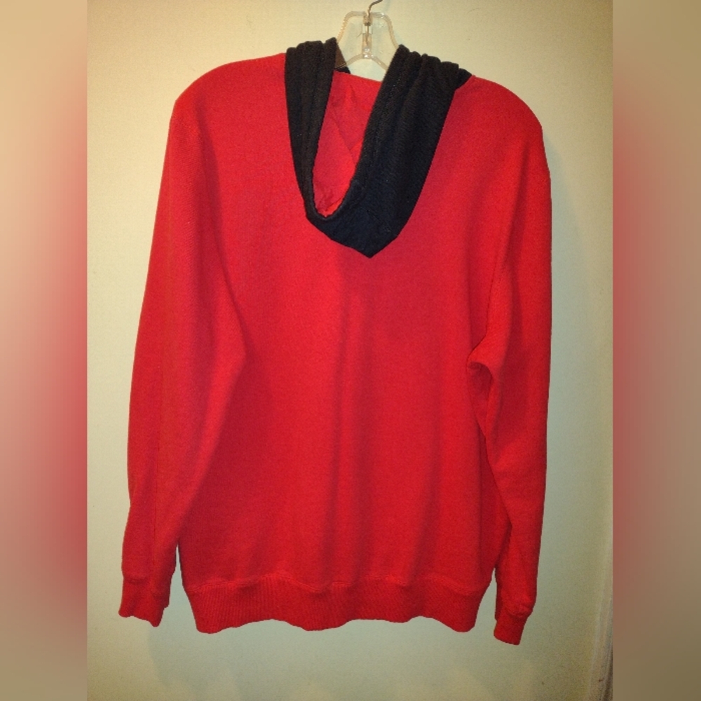 Nike Georgia Bulldogs Hoodie Sweatshirt Men's XL Red Black Varsity Patch Swoosh - Picture 2 of 6